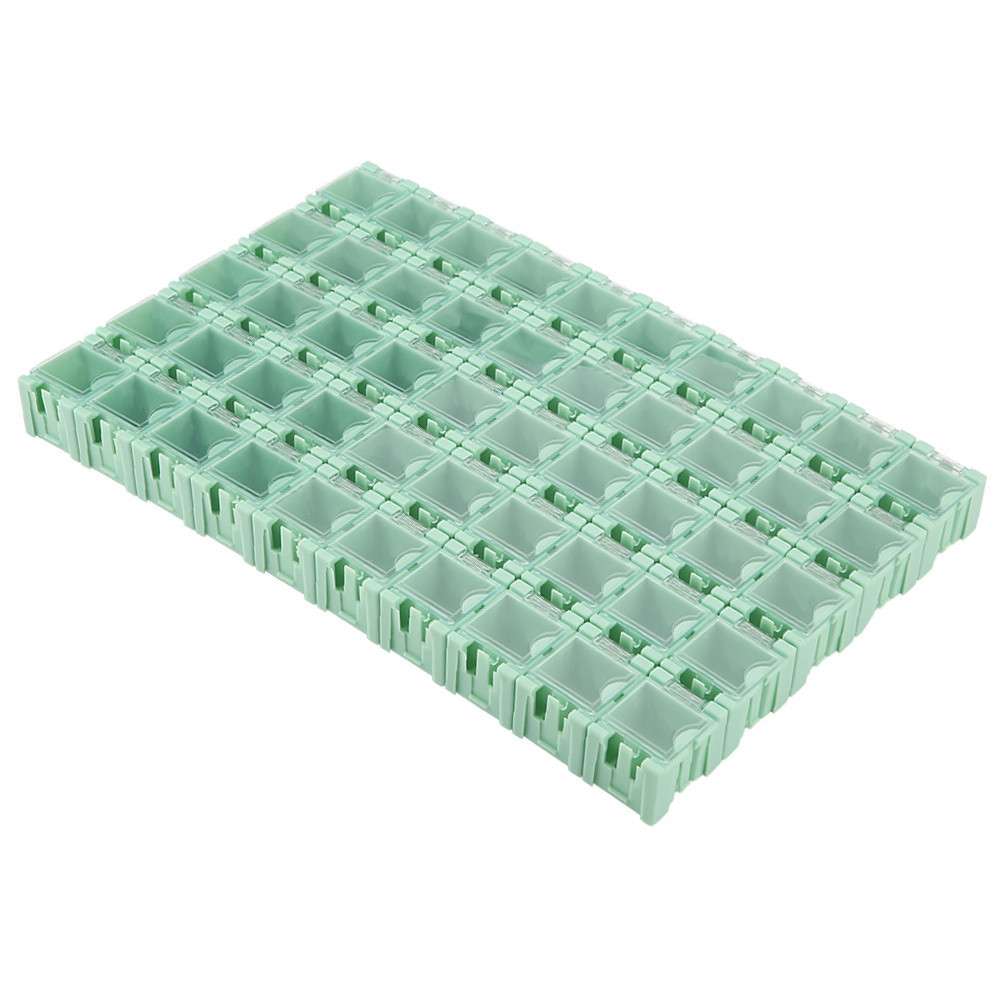 Freemarket 50x SMT SMD Container Box Electronic Components Storage Case ...