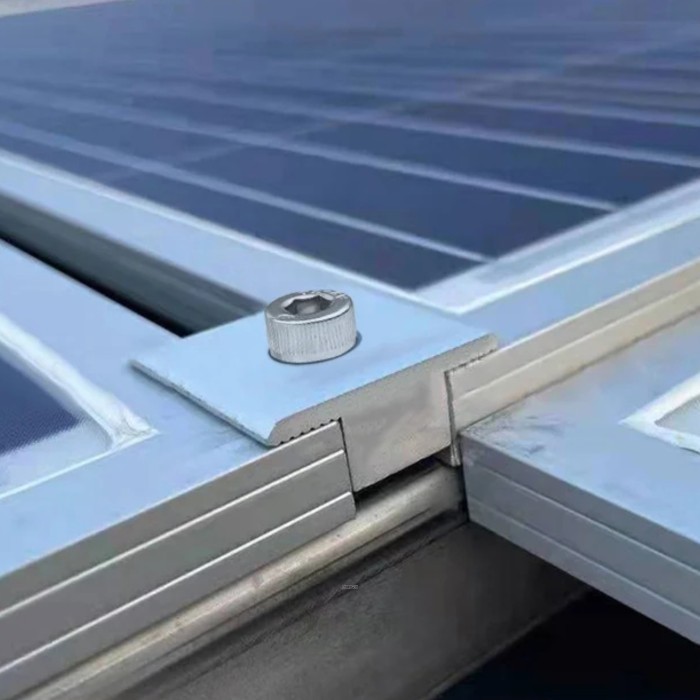 Mid Clamp Mounting Solar Panel Solar Panel 35mm Kit Mounting Solar PV ...