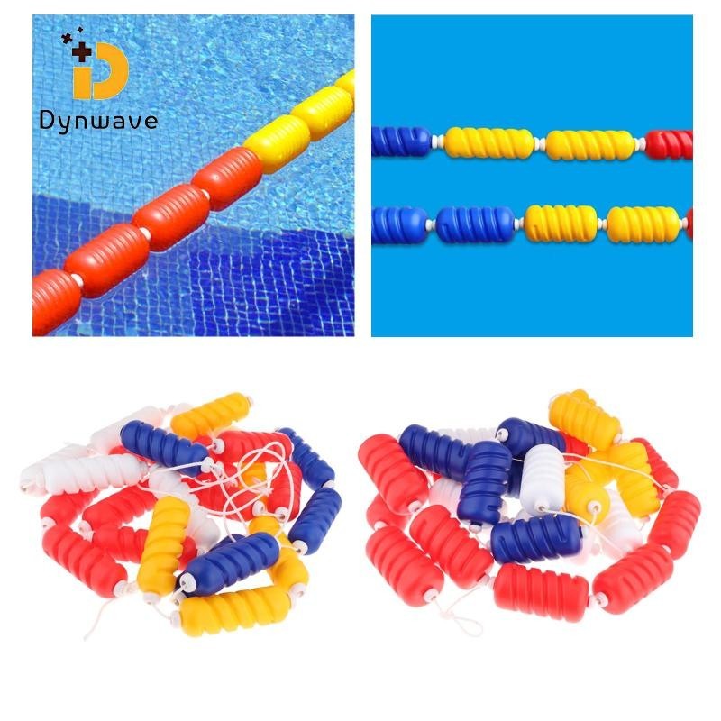 Dynwave Pool Divider Rope Dividing lanes Line with 3 Color Float Buoys ...