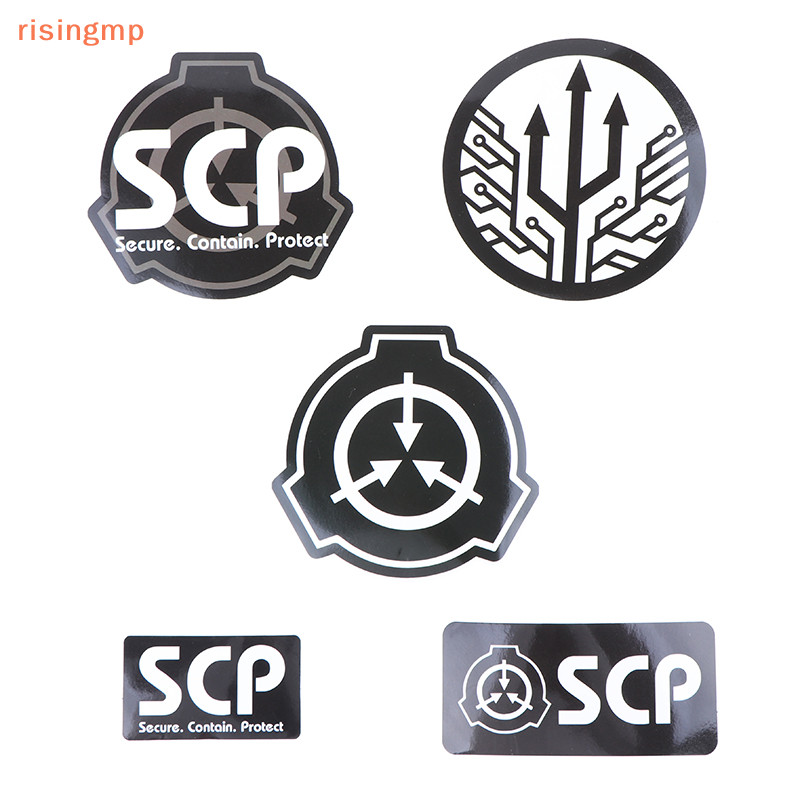 [risingmp] 5Pcs SCP Foundation Vinyl Waterproof Sticker for Laptop ...