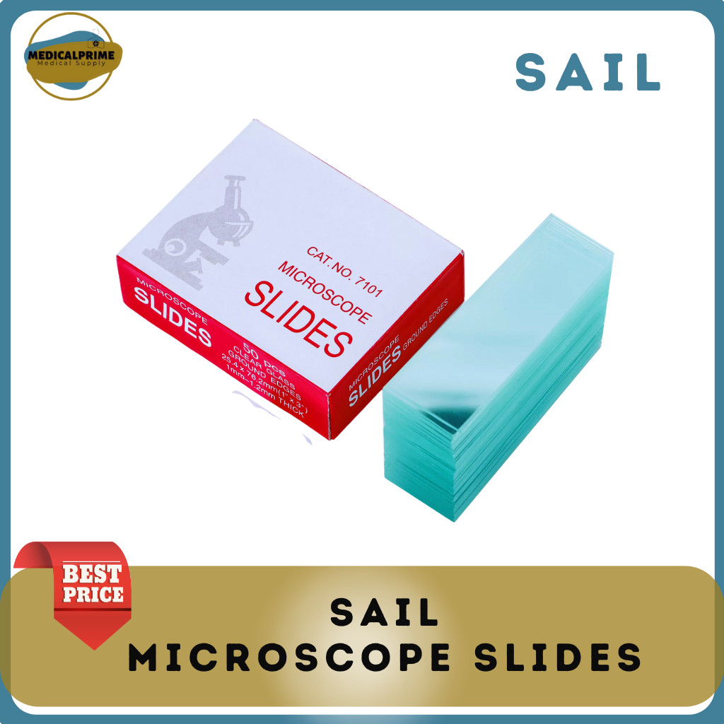 MEDIPRIME SAIL Microscope Glass Slide Code 7102 | 7105 | Shopee Philippines
