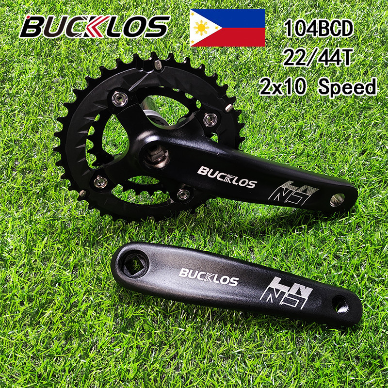 BUCKLOS Crankset Mountain Bike 44T 170mm Crankset MTB 3*9/10s ...