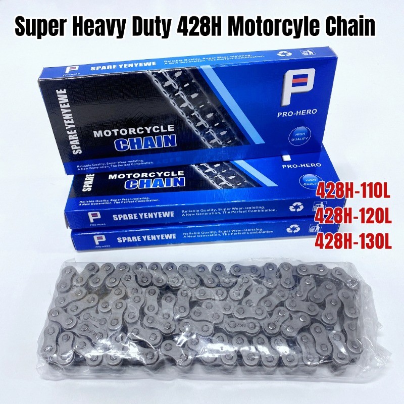 Motorcyle Chain Universal 428H-110L/120L/130L Super Heavy Duty Plates ...