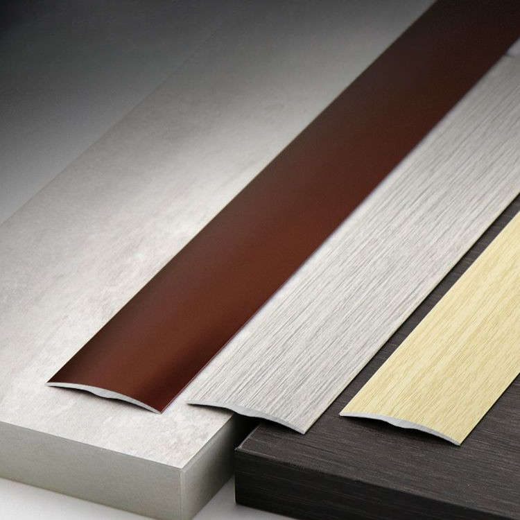 Self-adhesive aluminum alloy universal buckle strip SPC wood floor ...