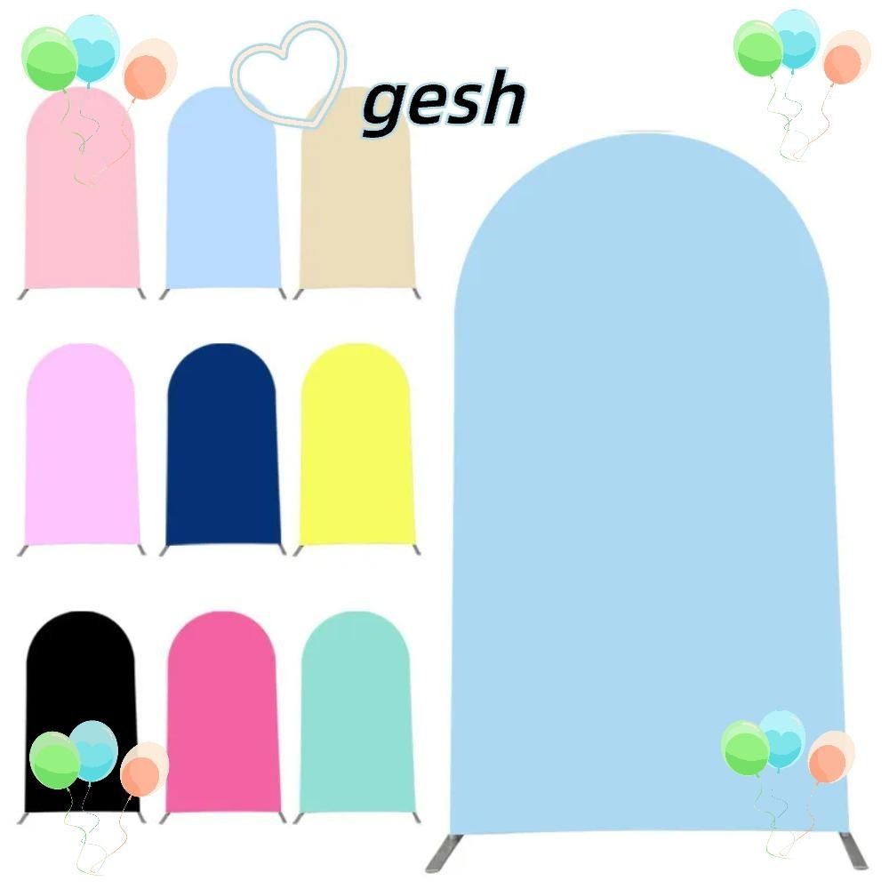 GESH1 Wedding Arch Cover, Round Solid Color Arch Stand Covers ...