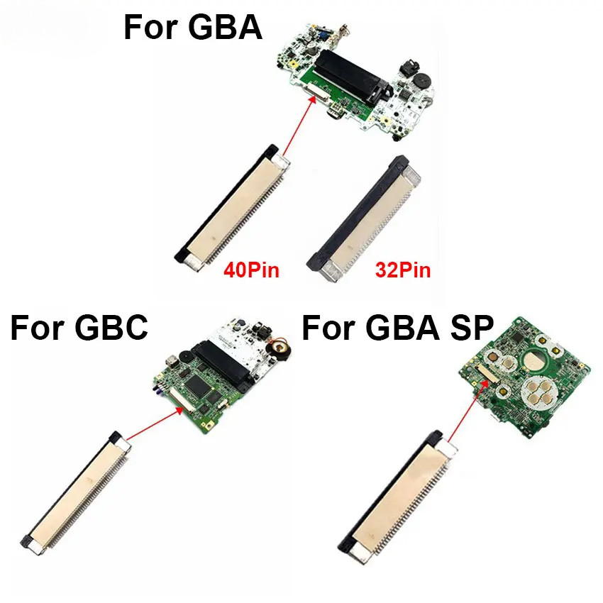 1PCS Ribbon Flexible Cable Connect Jack Socket LCD Screen Connector for ...
