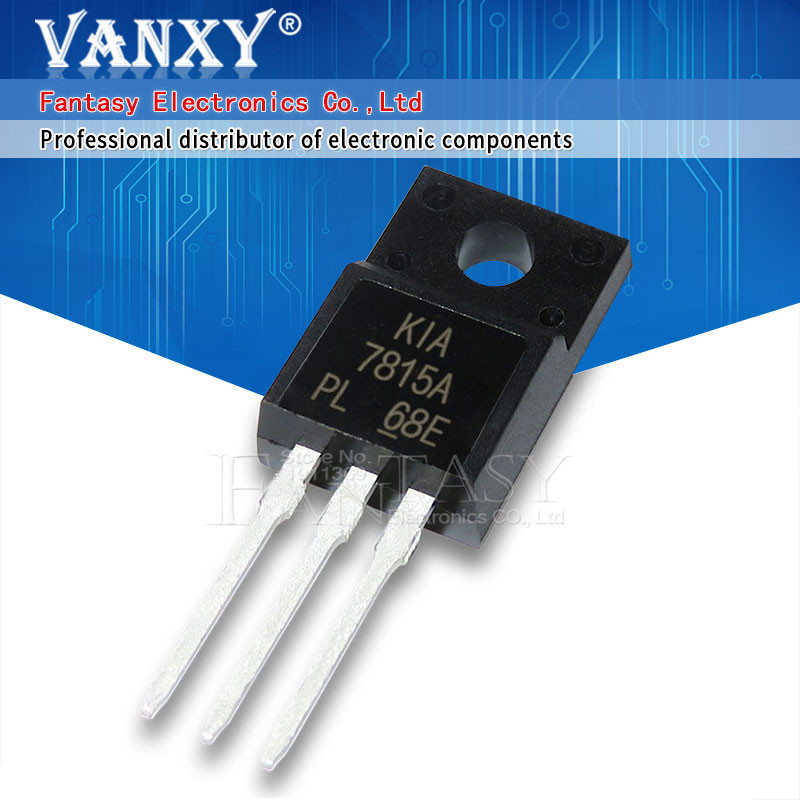 10Pcs KIA7805API-U/P F KIA7805API KIA7805A 7805API 7805A TO-220F ...