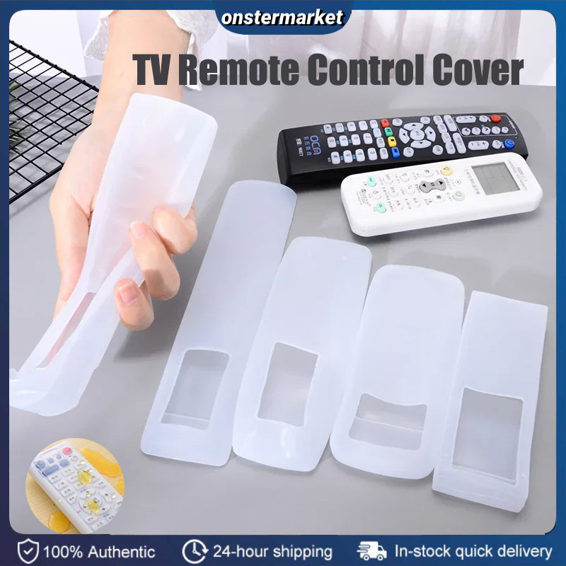 Silicone TV Remote Control Cover Waterproof Anti-fall Dust Protect Air ...