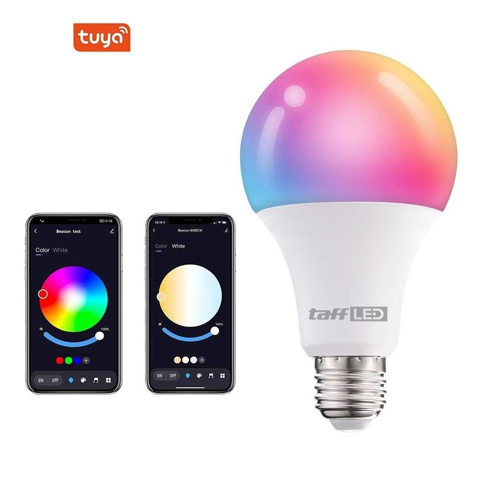 02 - RGB Smart Bulb Bluetooth Control E27 10W 800LM - TY-10W TaffLED ...