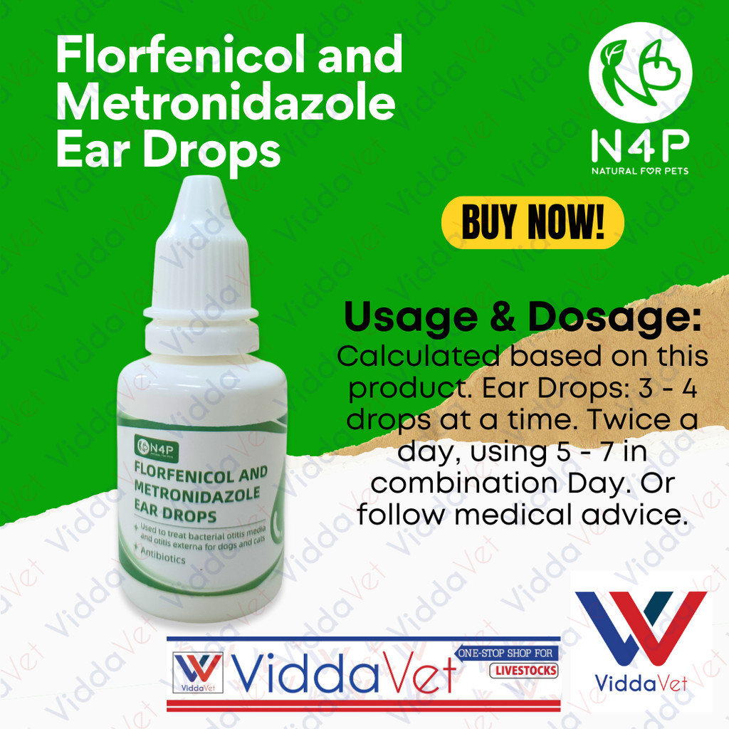 Florfenicol ear drops dog best sale