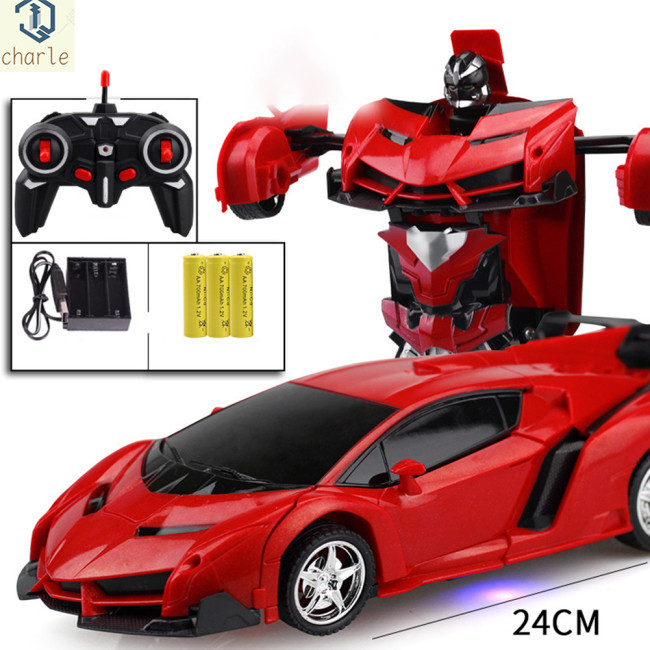 Limited-time offer!! 1:18 Remote Control Transforming Car Induction ...