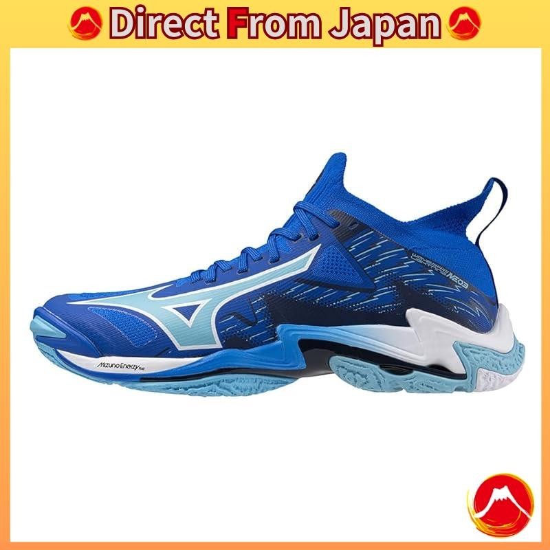 Mizuno Wave Lightning NEO 3 Volleyball Shoes Blue White Navy 2E Width Shopee Philippines