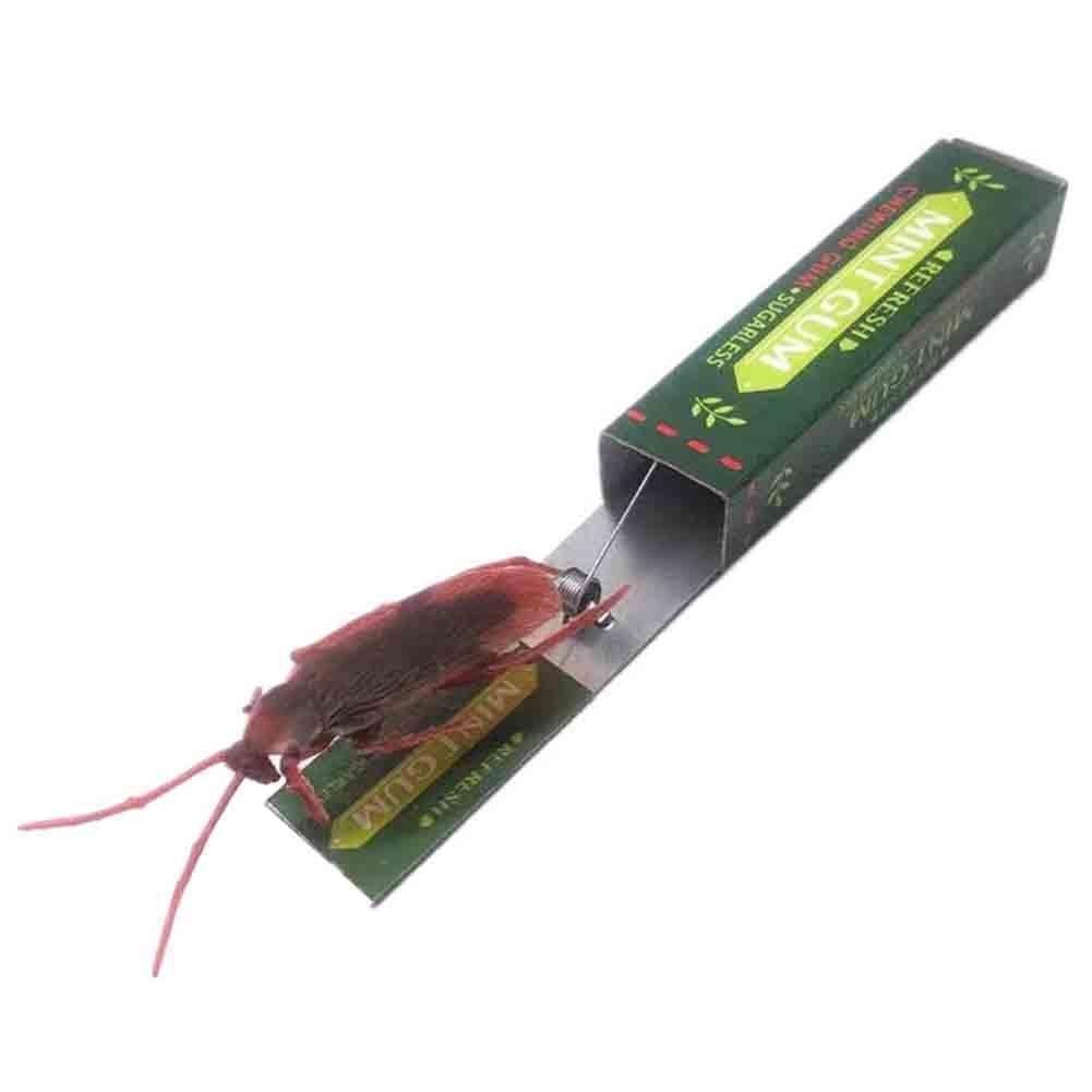 April Fool's Day Prank Trick Toy Shocking Cockroach Chewing Gum Pull ...
