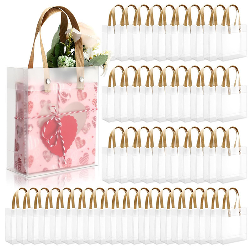 3/5/10Pcs PVC Frosted Gift Bags / Wedding Souvenir Packaging Pouch ...