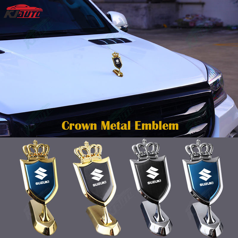 Suzuki Crown Front Logo Car Hood Decoration Engine Hood Sticker Car