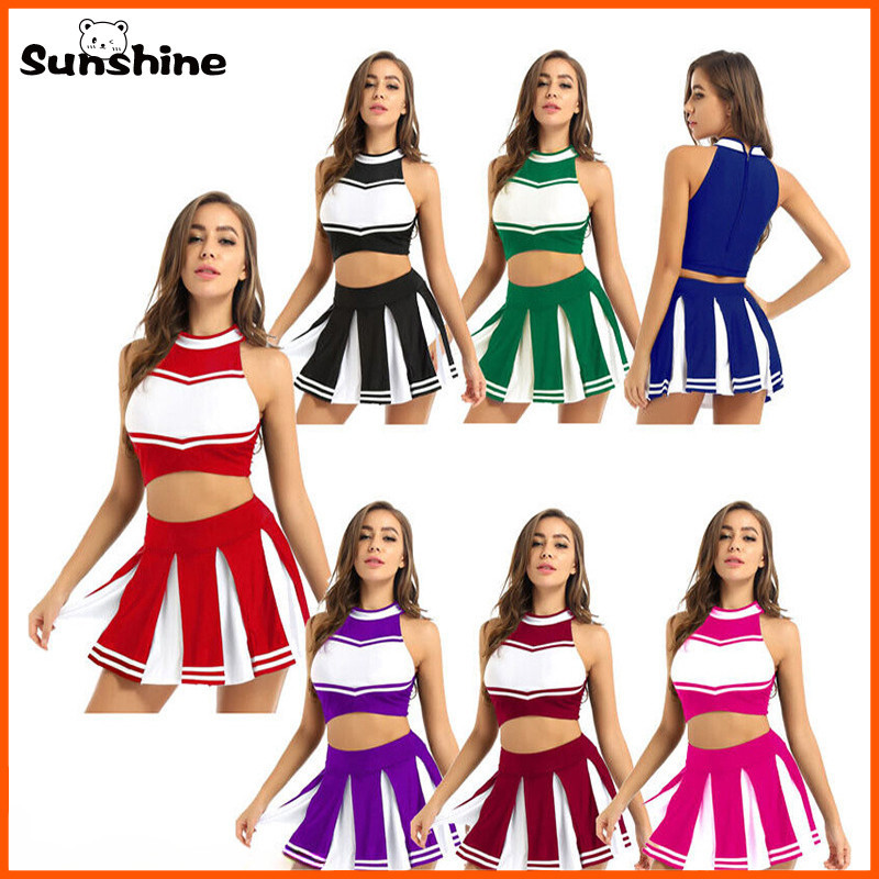 High School Glee Club Girl Cheerleader Costume Glee Style Cheerleading ...