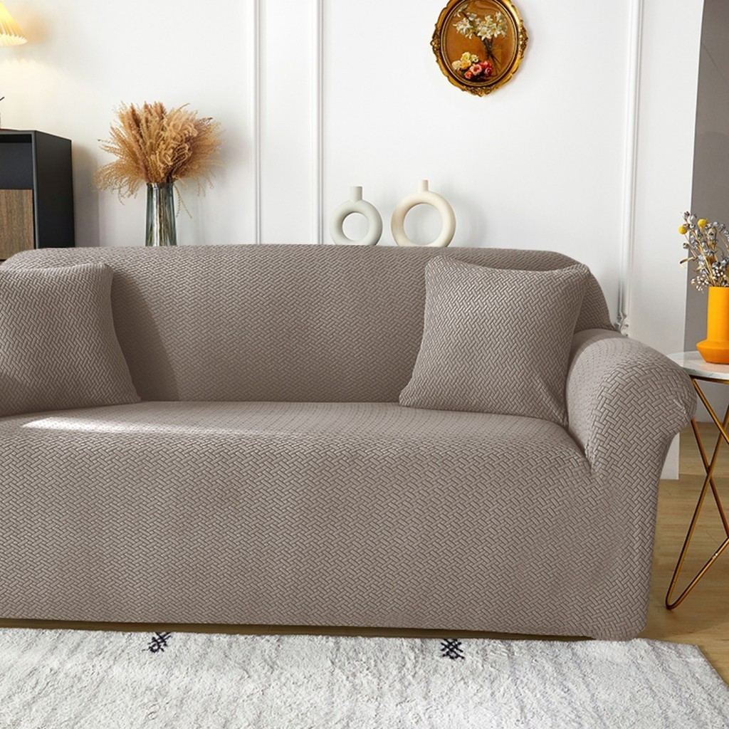 1/2/3/4 Seater Universal Sofa Cover All Inclusive Couch Cover Elastic ...