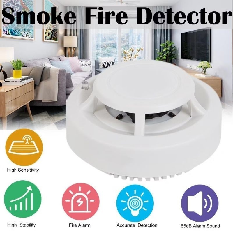 STAND ALONE SMOKE DETECTOR INDEPENDENT PHOTO ELECTRIC ROTO EOPPO ...