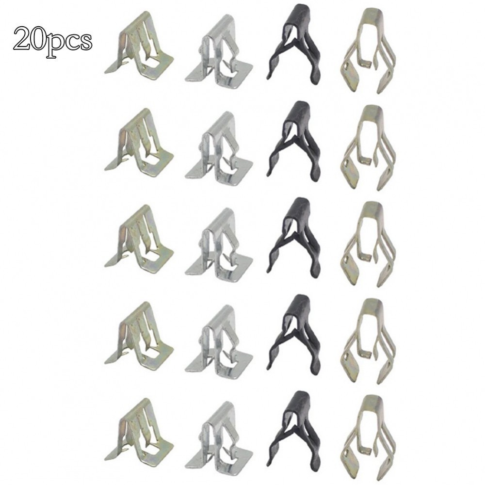 Metal Instrument Panel Fastener Clips for Car Side Skirts and Bumpers ...
