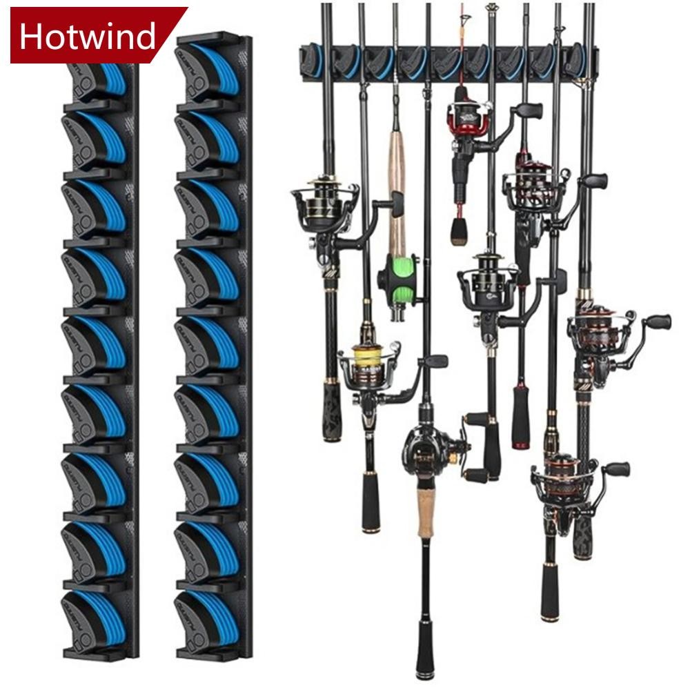 HOTWIND ABS Fishing Rod Holders Fishing Rod Storage Display Rack ...