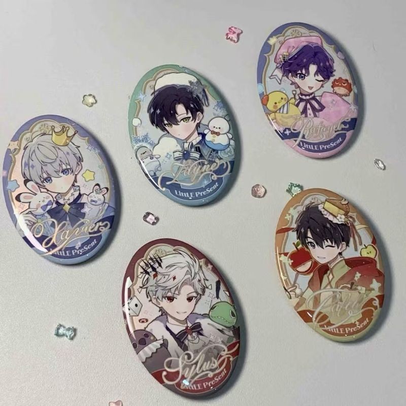 5 Badge Love Deepspace Figurine Broche Jeux Metal Pins Set Sylus Rafayel Zayne Caleb Cosplay Accessoire Sac Decor 58MM 5 Badge Love Deepspace Figurine Broche Jeux Metal Pins Set Sylus Rafayel Zayne Caleb Cosplay Accessoire Sac Decor 58MM