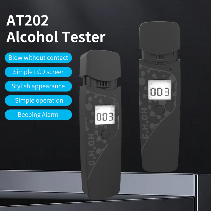 Alcohol Detector Breath Analyzer Semiconductor Sensor Portable Blowing ...