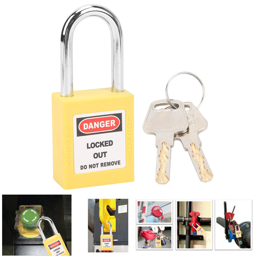 Fun~ 38mm Lockout Lock Insulation Safety Engineering LOTO Padlock For ...