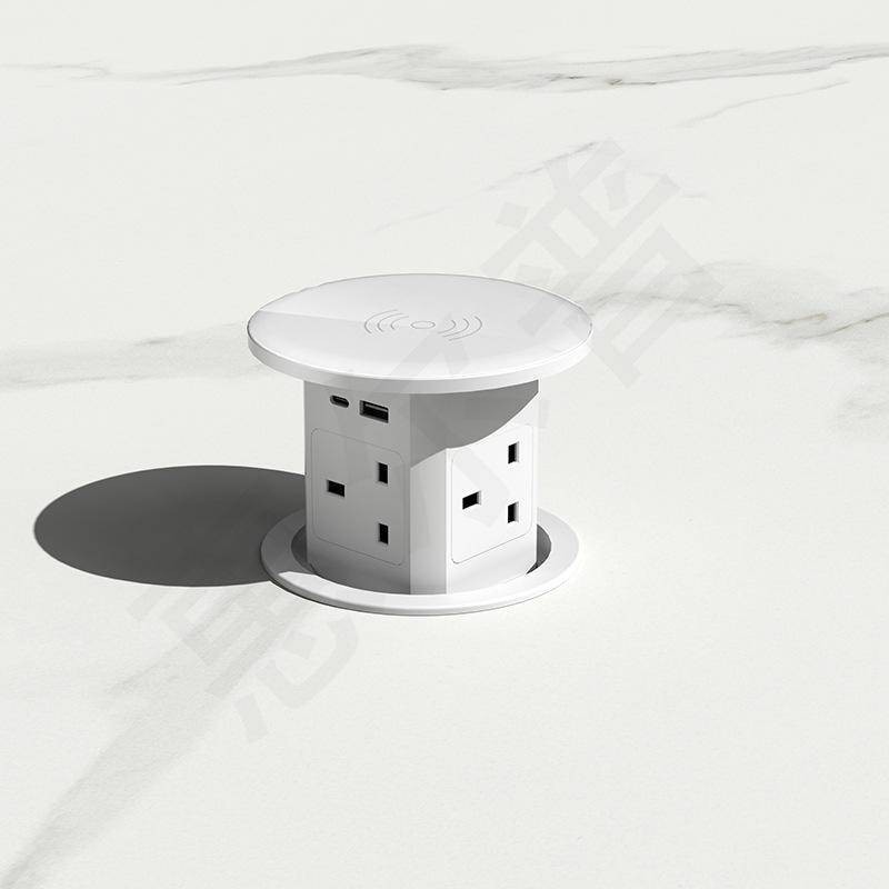Pop-up Office Hotel Desktop Lifting Socket USB Wireless Charging ...