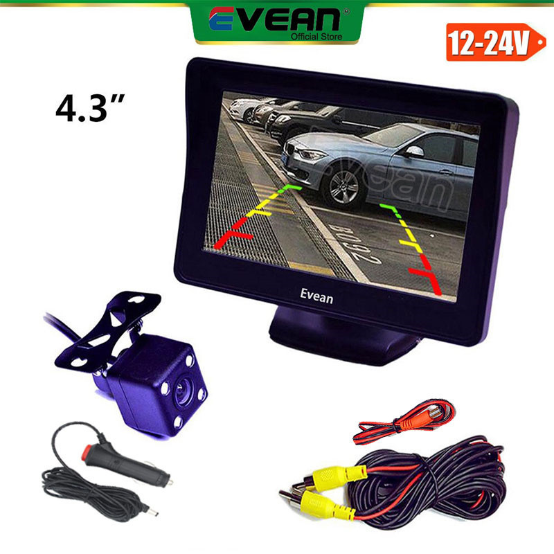 Evean 4.3 Inch TFT LCD Car Monitor Car Reverse Parking Monitor with ...