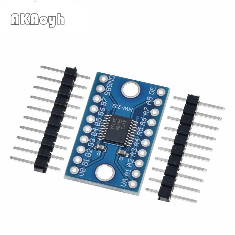 3.3V 5V TXS0108E module 8 Channel Logic Level Converter Convert TTL Bi ...