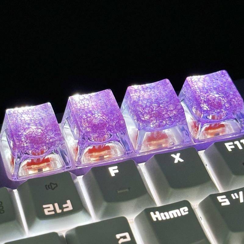 Keycaps For Mechanical Keyboard Artisan Shine Through Personalized ...