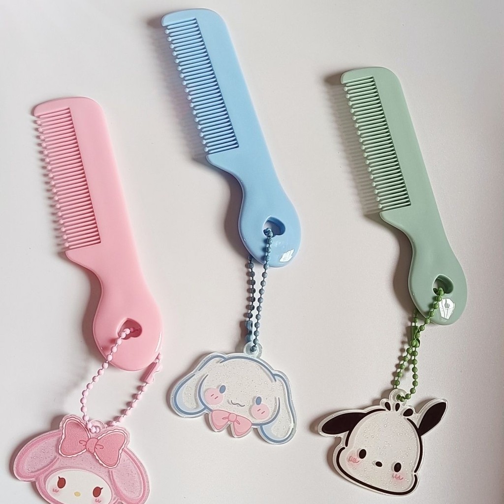 Ins Mini Cute Comb Small Koran Cartoon Animal Floral Protable Hair 