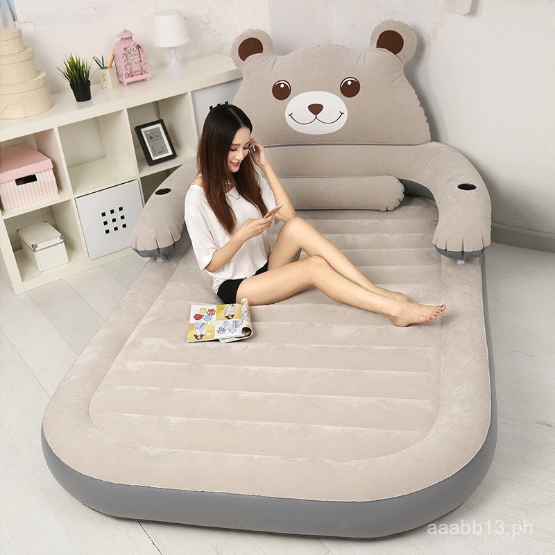 Cartoon Inflatable Bed Lazy Sofa Bed Single Double Tatami Mattress ...