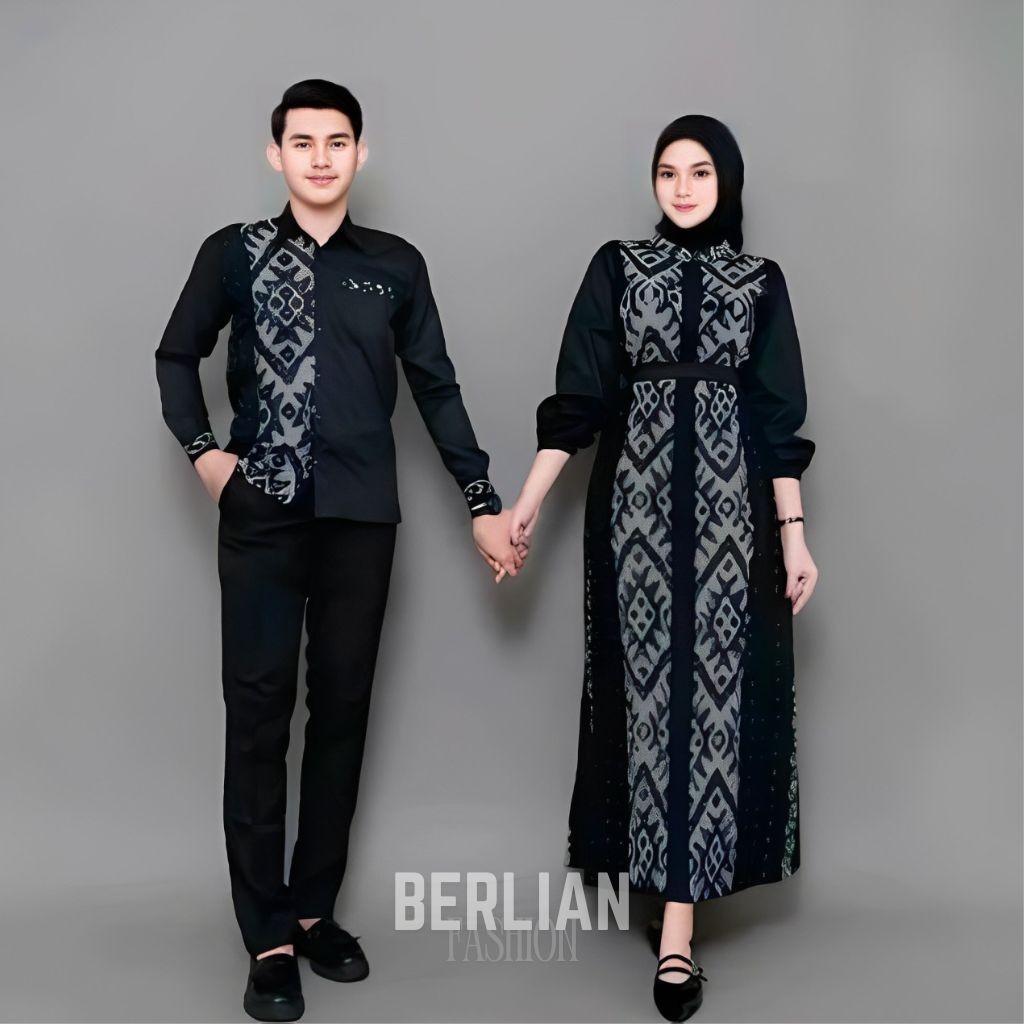 Couple Woven Clothes, Gamis for Eid Invitations, Men and Women, Family ...