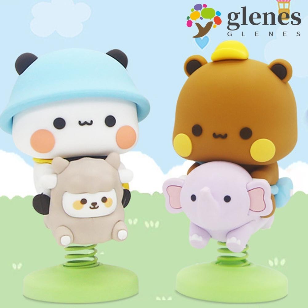 GLENES Bubu Dudu Panda Bear Figure, Panda Bear Panda Bubu Dudu Figure ...