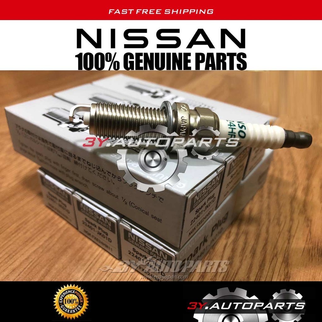 ORIGINAL NISSAN SPARK PLUG 22401-JK01D (1pcs) IRIDIUM ( FXE24HR11 ...