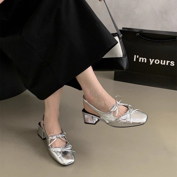 Women's Chunky Heel with Toe Box High Heels | Shopee Philippines
