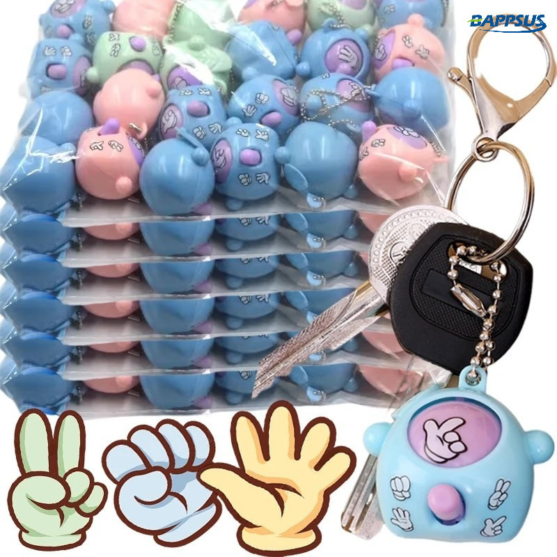 Creative Finger-guessing Game Play Toy Egg - Fun Guessing Egg Keychain ...