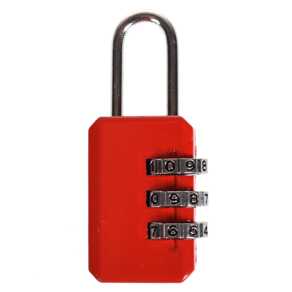 Combination Locks, 3-digit Keyless Padlocks, Resettable Luggage Locks ...