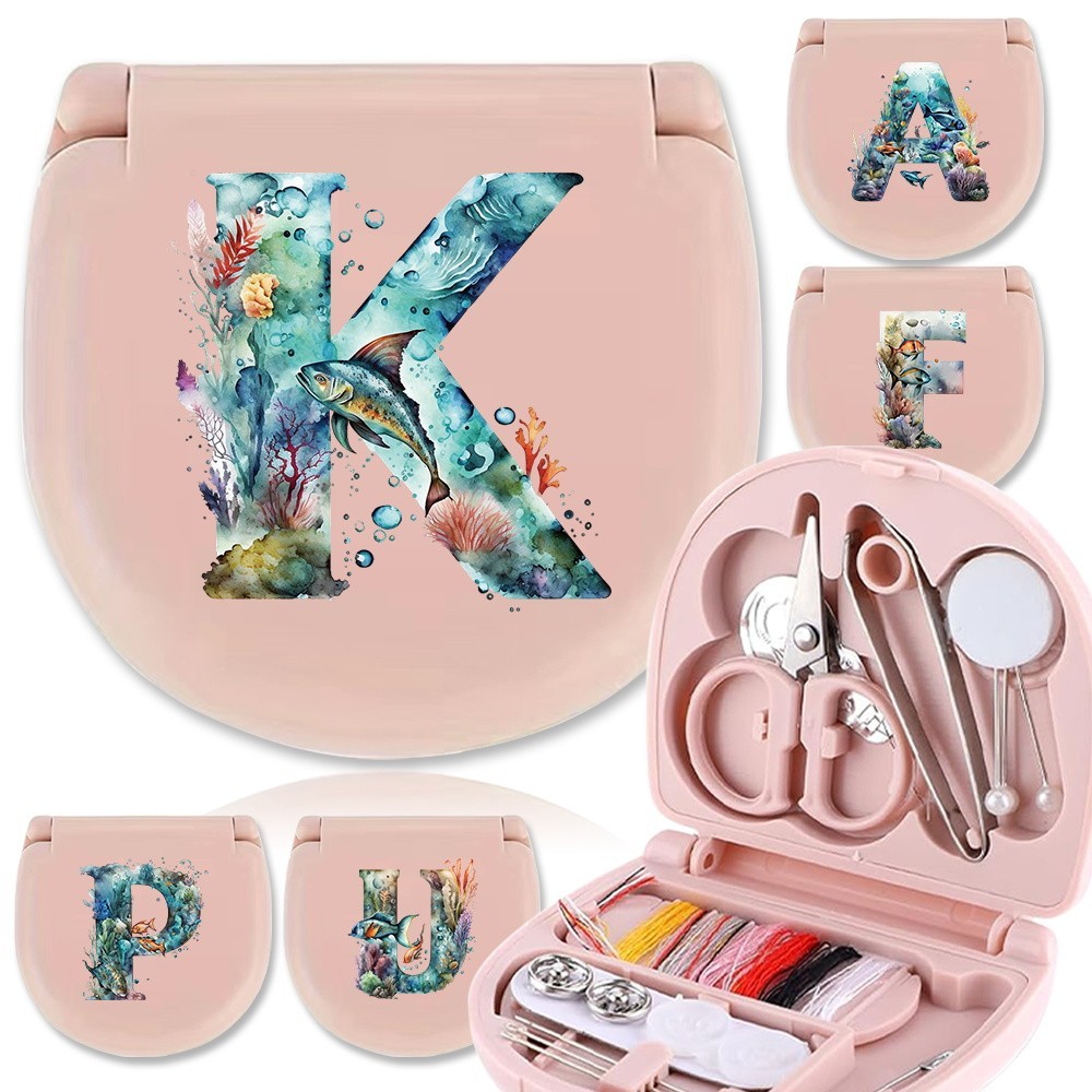 Sewing Kit Needle Thread Bag Portable Button Pin Storage Set Stitching ...