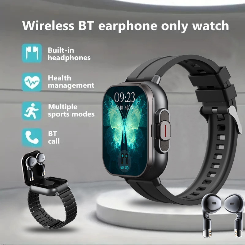 New Smartwatch Earbuds in Wireless Bluetooth TWS Earphones