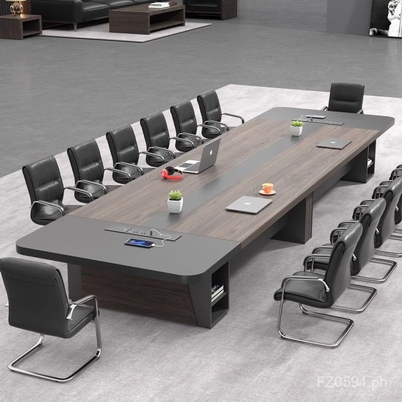 Long Table Furniture Long Desk Employee Office Large Simple Training ...