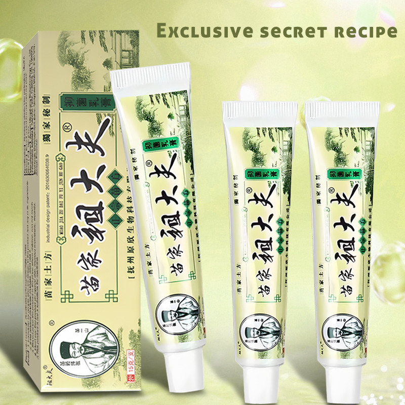 Zudaifu Chinese Herbal Skin Psoriasis Dermatitis Eczema Pruritu Cream ...