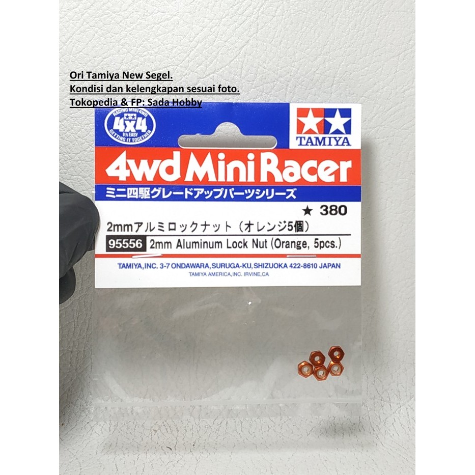 Tamiya 95556 2mm Aluminum Lock Nut (Orange, 5pcs) | Shopee Philippines