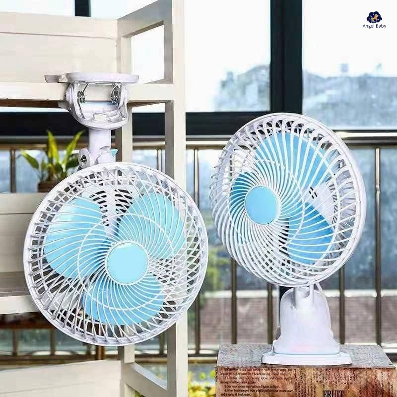 2HY Mini Desktop Fan Portable Electric Clip On Fan with Adjustable Head ...