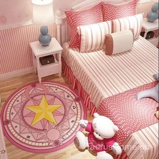 [7416People Collection]Cardcaptor Sakura Magic Circle Rug Bedroom Round ...
