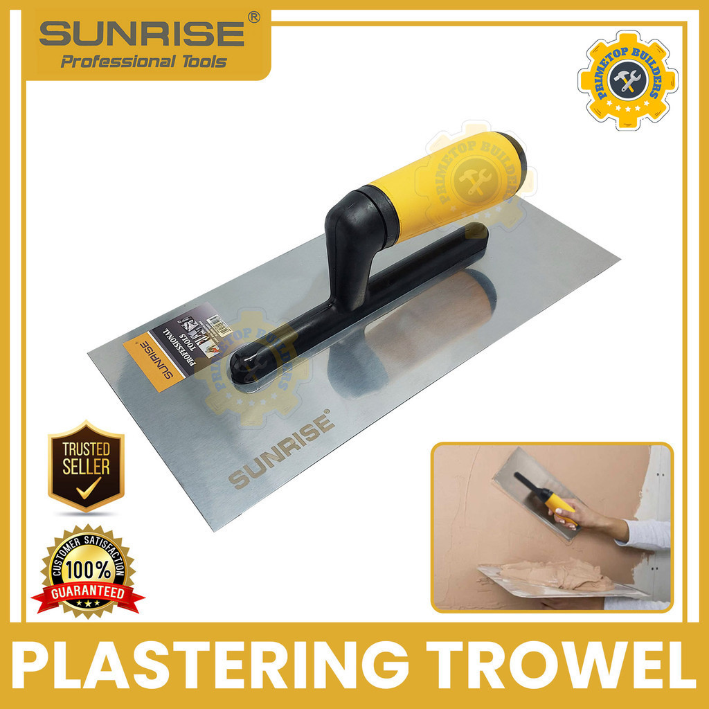 GG+SUNRISE Plastering Trowel / Plaster Knife (RODELANG BAKAL) 11x5