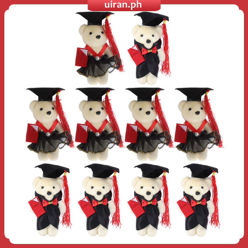 Graduation Bears Cap Bulk Stuffed Animals Dr. Plush Figure Toys Mini ...