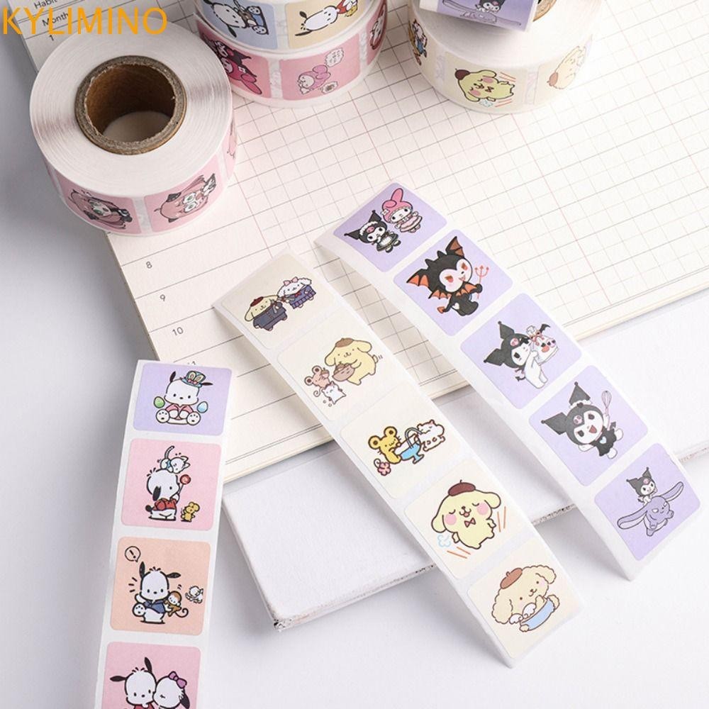 KYLIMINO Diary Stickers INS Kids Student Cartoon Labels Gift Packaging ...