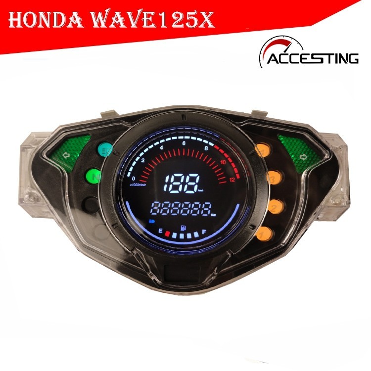 LED speedometer digital computer assembly Asian Wolf electronic ...